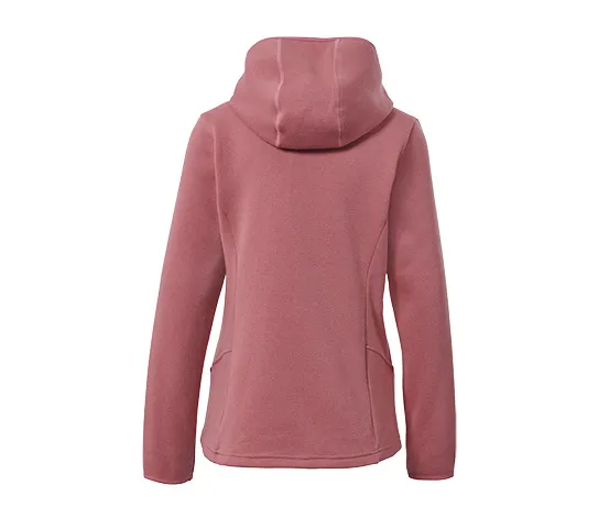 Strickfleece-Jacke, roséfarben