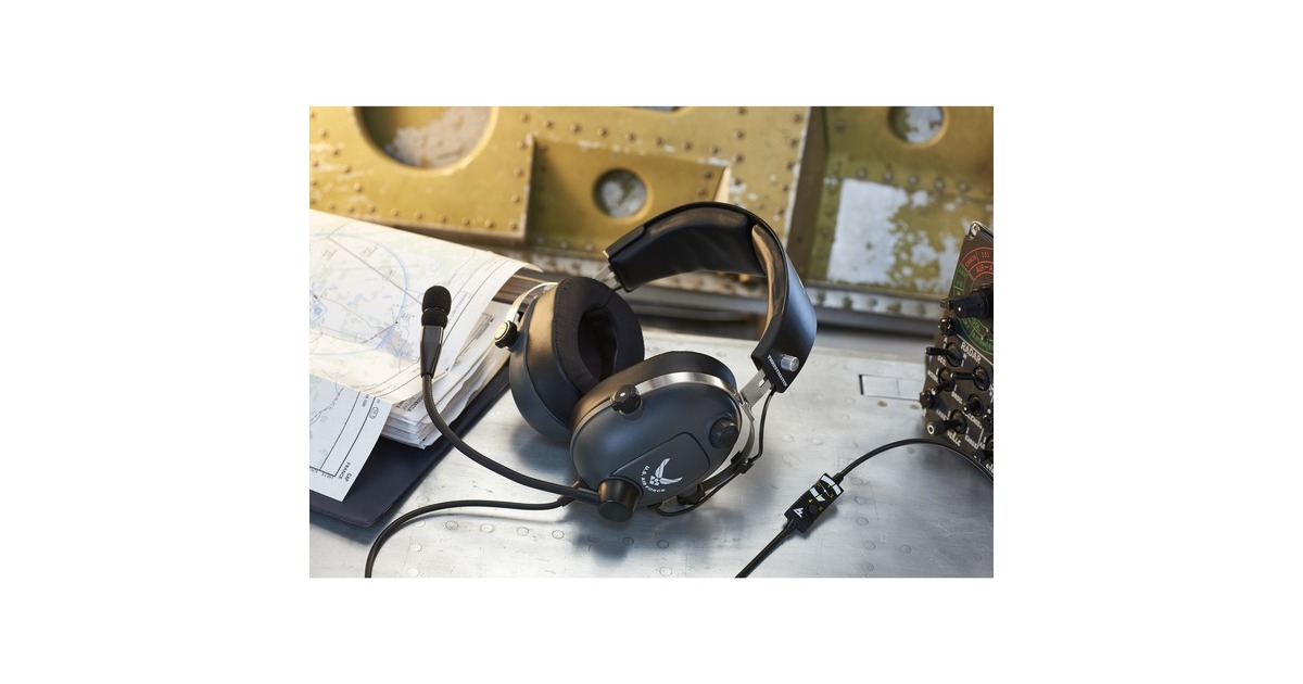 ThrustmasterT.Flight U.S. Air Force Edition headset over-ear gaming headset  (Grijs/metaal)