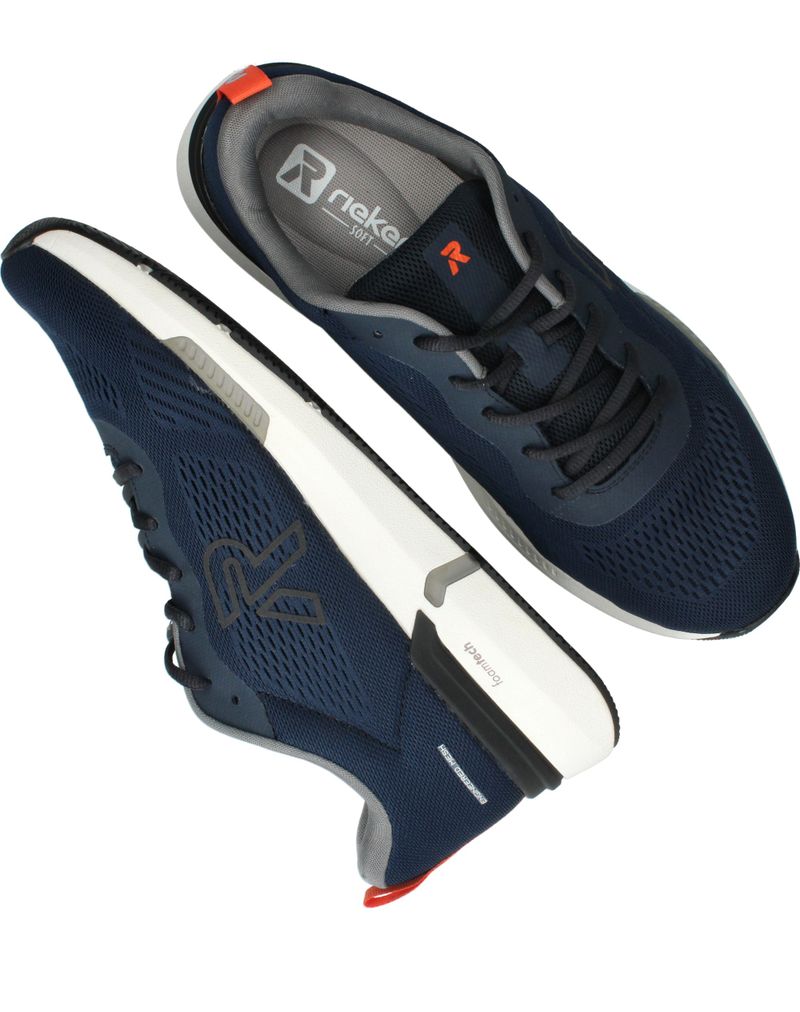 Rieker Sport Sneakers Blauw Heren