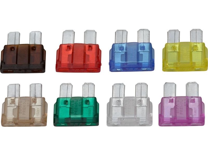 TopLine ATO Set Flachstecksicherungen 3-30A, Blister mit 8 Set mit allen gängigen Flachstecksicherungen