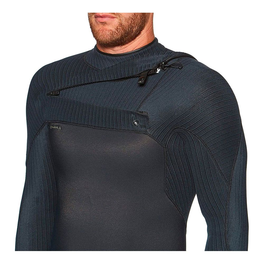 O'Neill HYPERFREAK CHEST ZIP FULL - Combinaison intégrale 4/3+mm Homme black/black