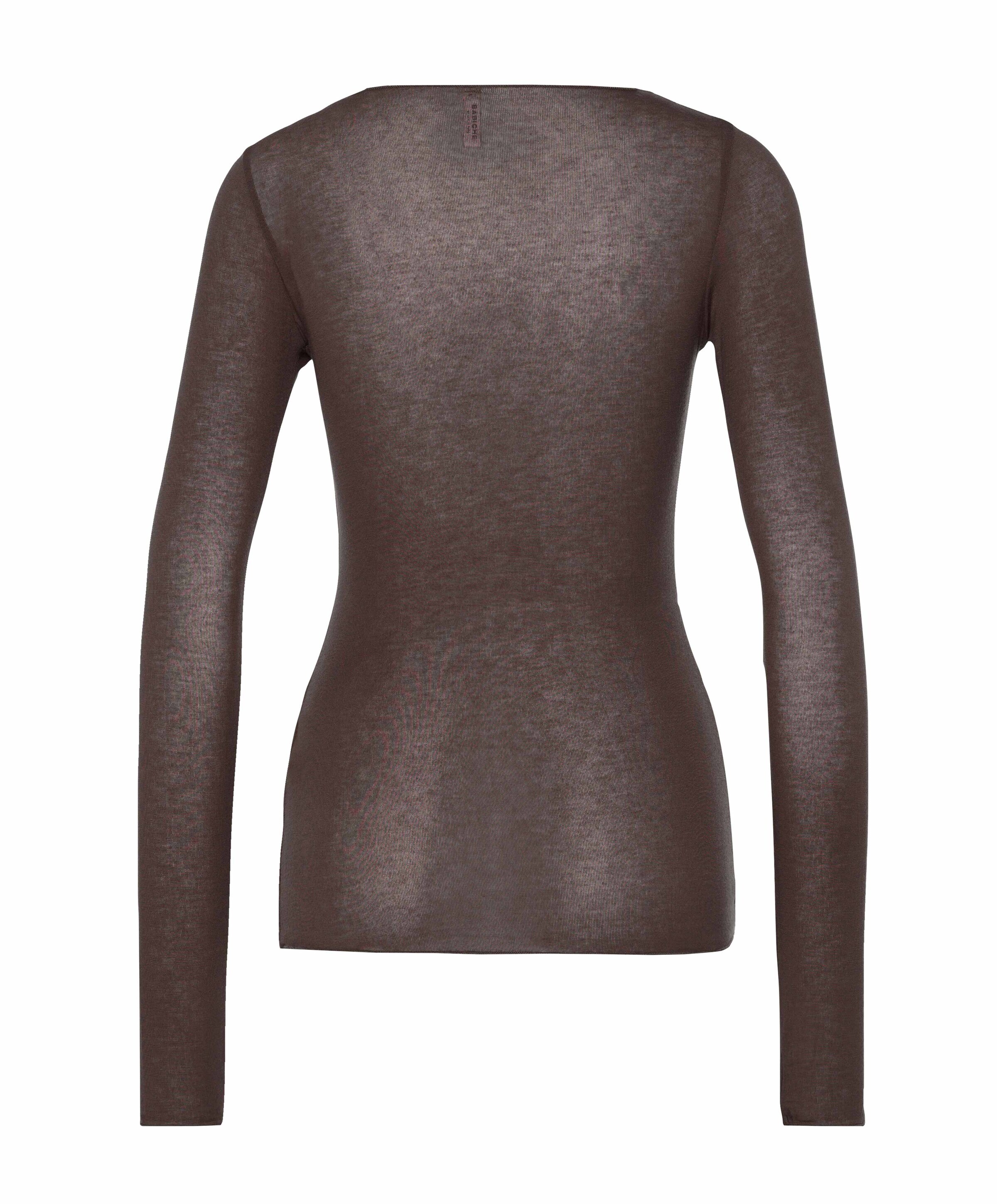 Babiche Dames longsleeve bruin