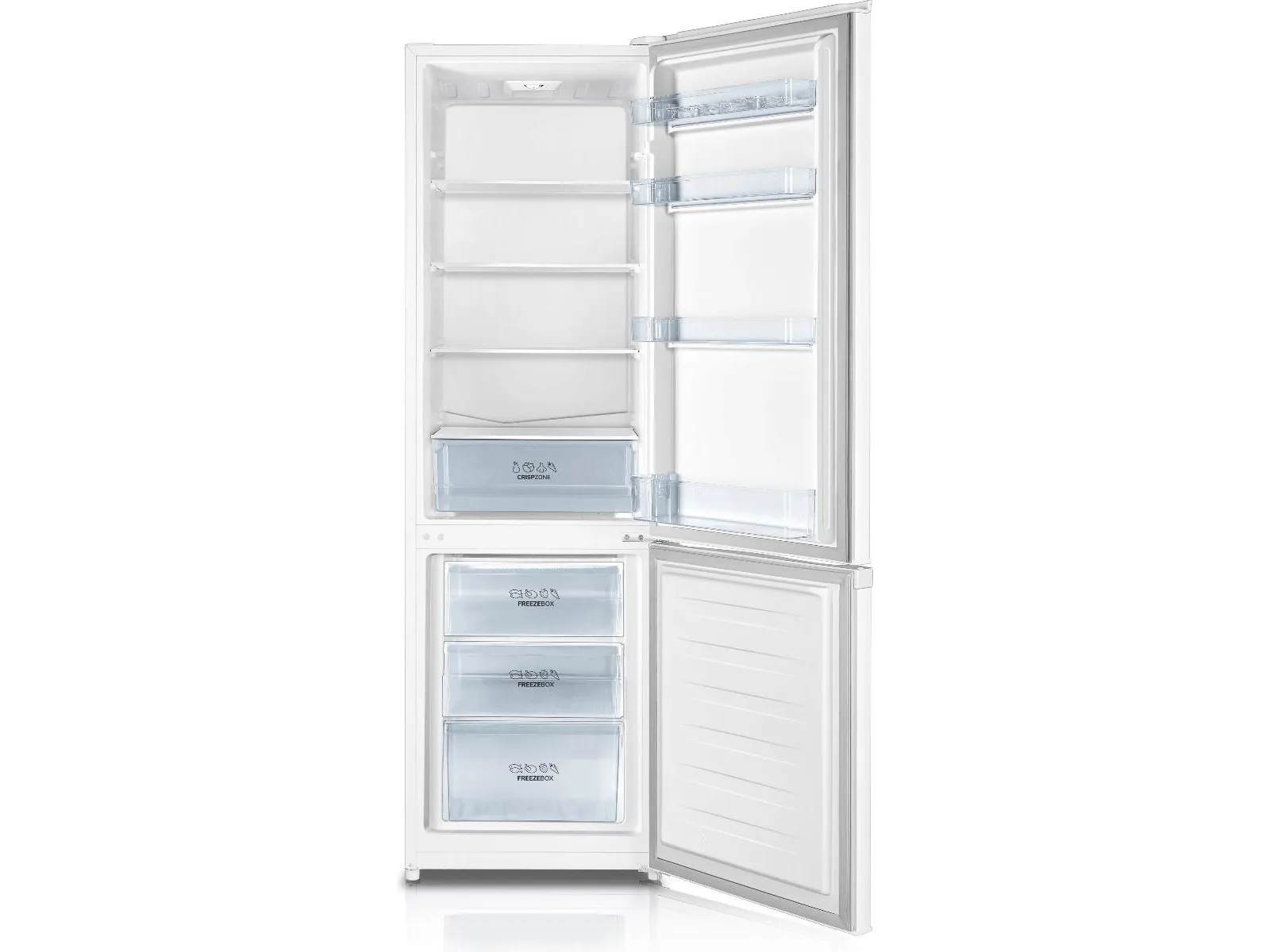 Gorenje RK4182PW4 - Køleskab/fryser - bund-fryser - bredde: 55 cm - dybde: 55.7 cm - højde: 180 cm - 269 liter - Klasse E - hvid