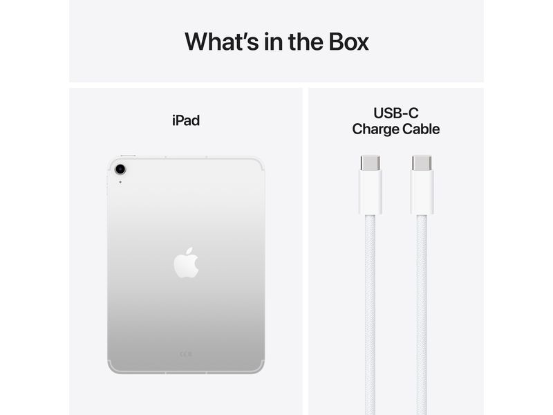 Apple iPad A16 11th Gen. 2025 Cellular 128 GB Silber IPad. So viel zu lieben.