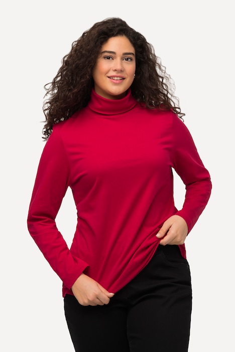 Shirt, Rollkragen, Slim, Langarm