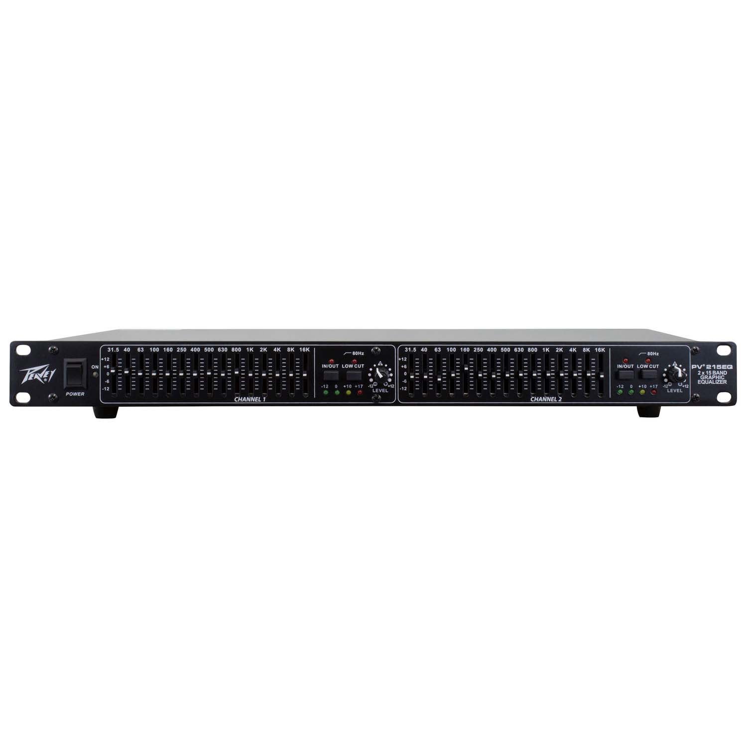 Peavey PV 215EQ 2-kanaals 15-bands grafische equalizer