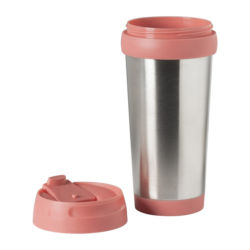 Travel beker - oranje - 450 ml