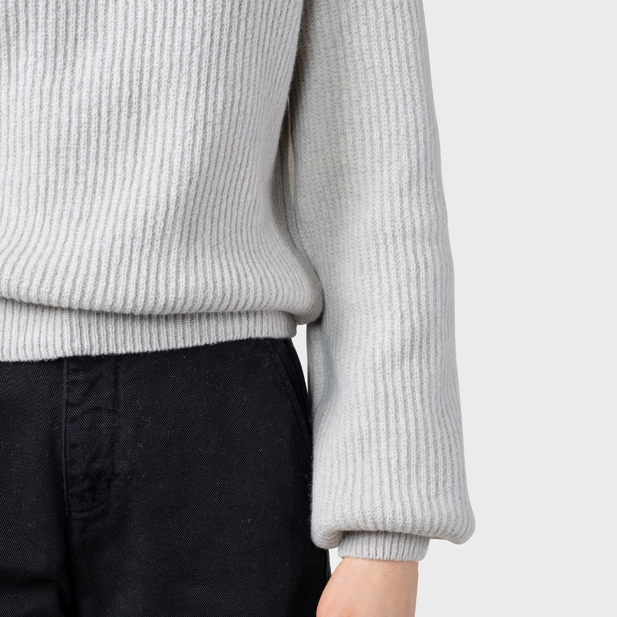 Klitmøller Collective Gerda Knit sweater, dame (Pastel Grey)