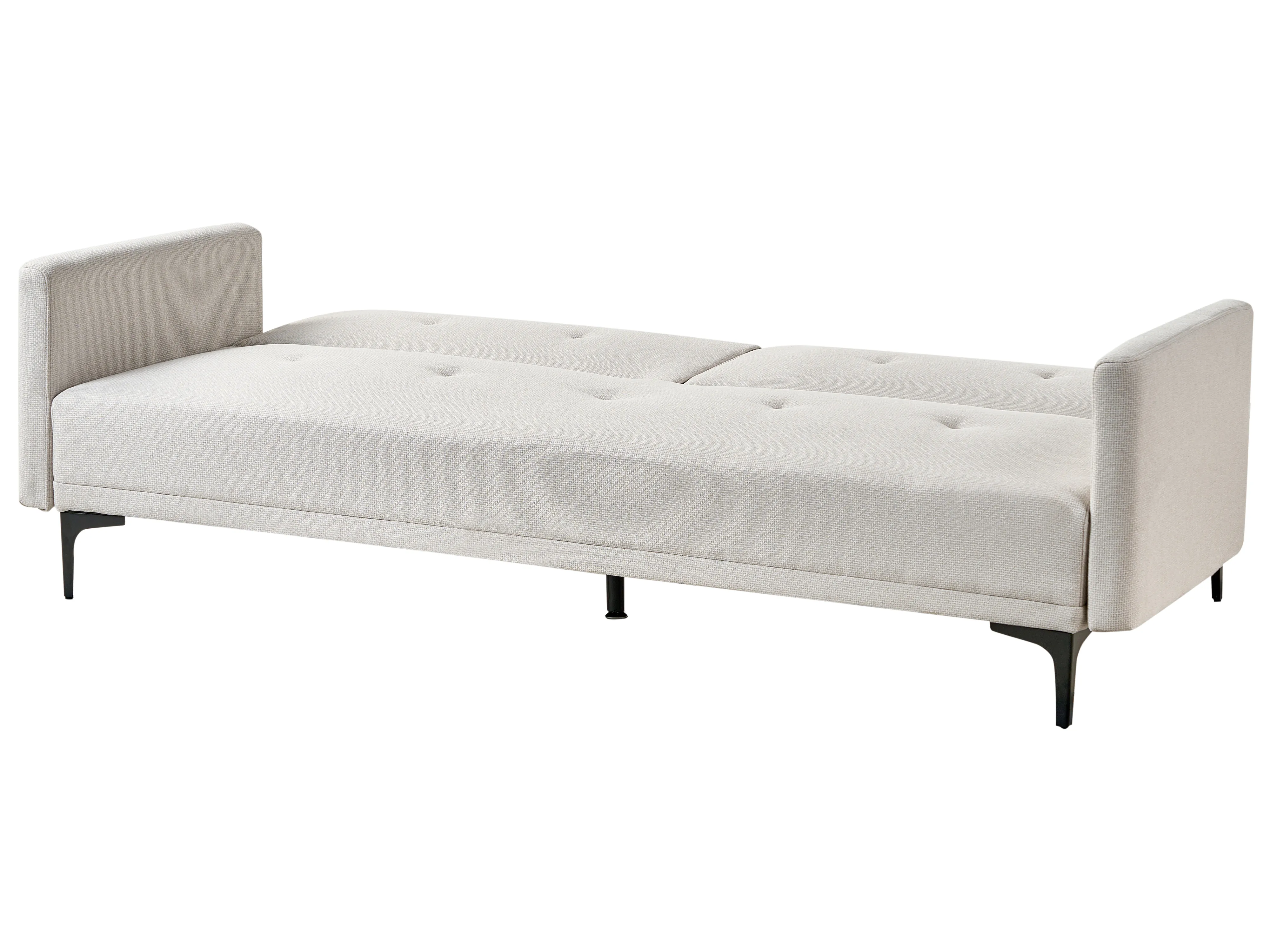 Slaapbank 3-zits LUCAN Stof Lichtbeige