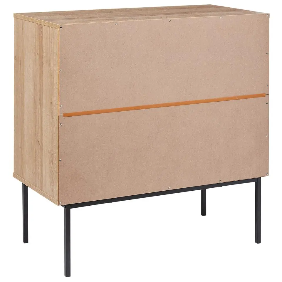 PASCO - Dressoir 3-lades - Lichte houtkleur - Rotan