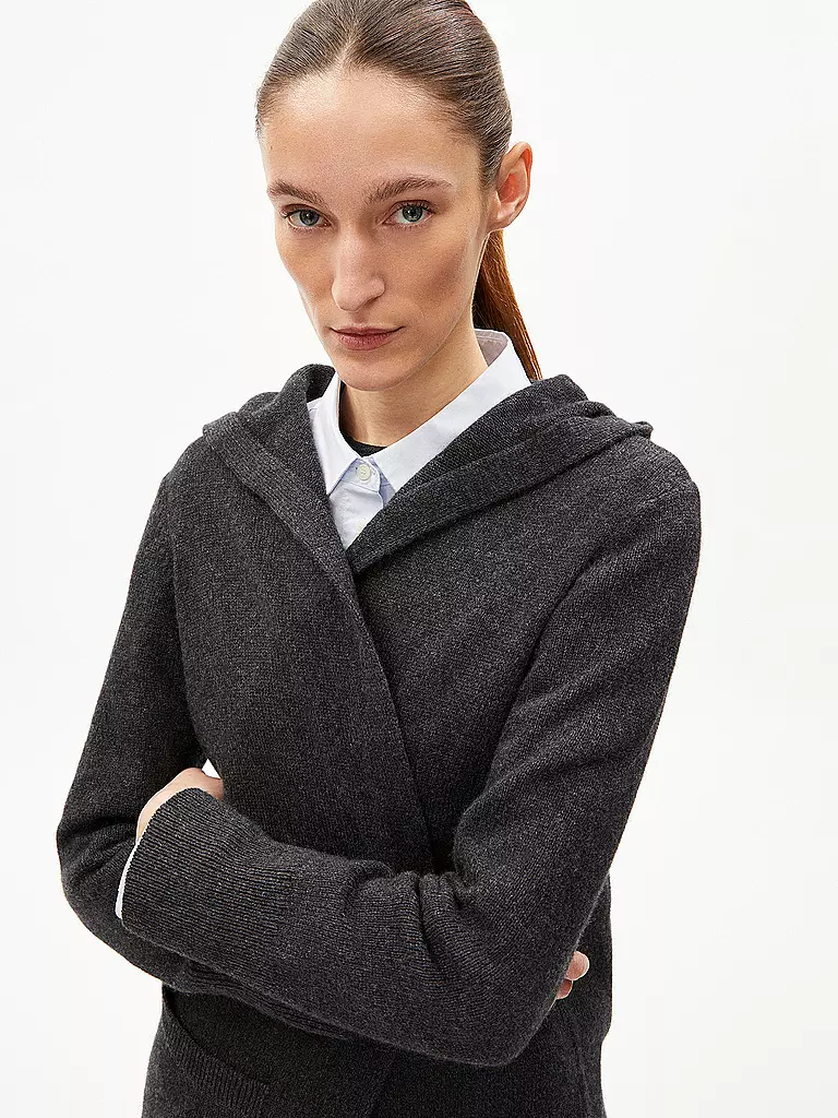 ARMEDANGELS Strickjacke WARMAA grau
