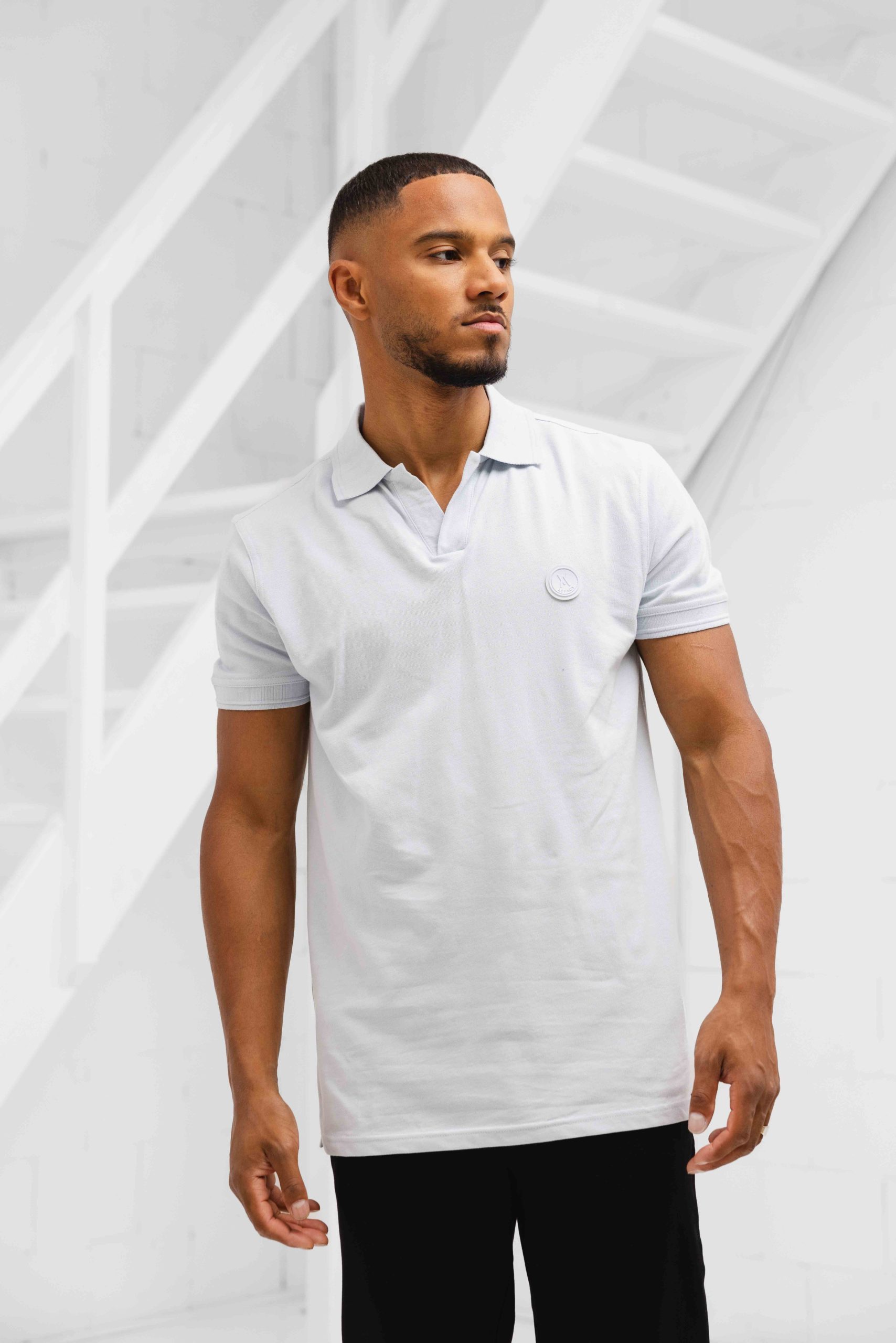 Aspact Leather 2.0 Polo Heren Blauw