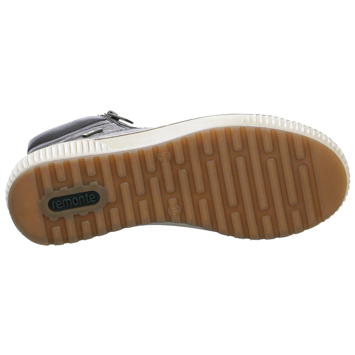 REMONTE Mid Cut Sneaker Braun Leder  mit TEX Membrane
