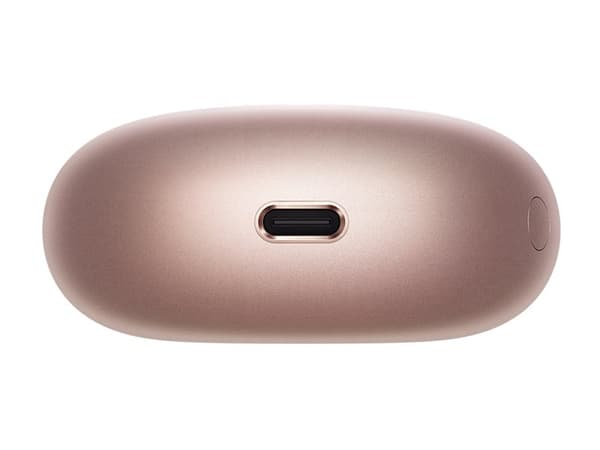 Huawei FreeClip - True wireless-hodetelefoner med mikrofon - åpent øre - over-øret-montering - Bluetooth - rosagull