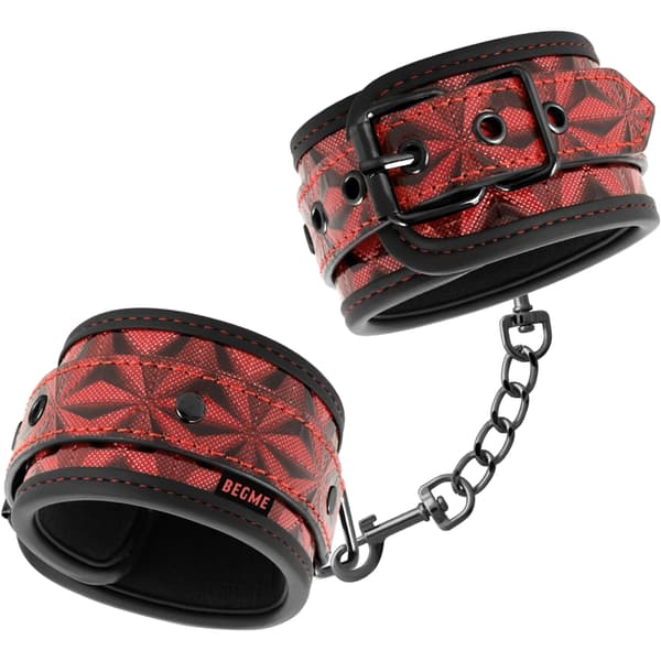 Begme - Red Edition Premium-håndjern med neoprenfôr