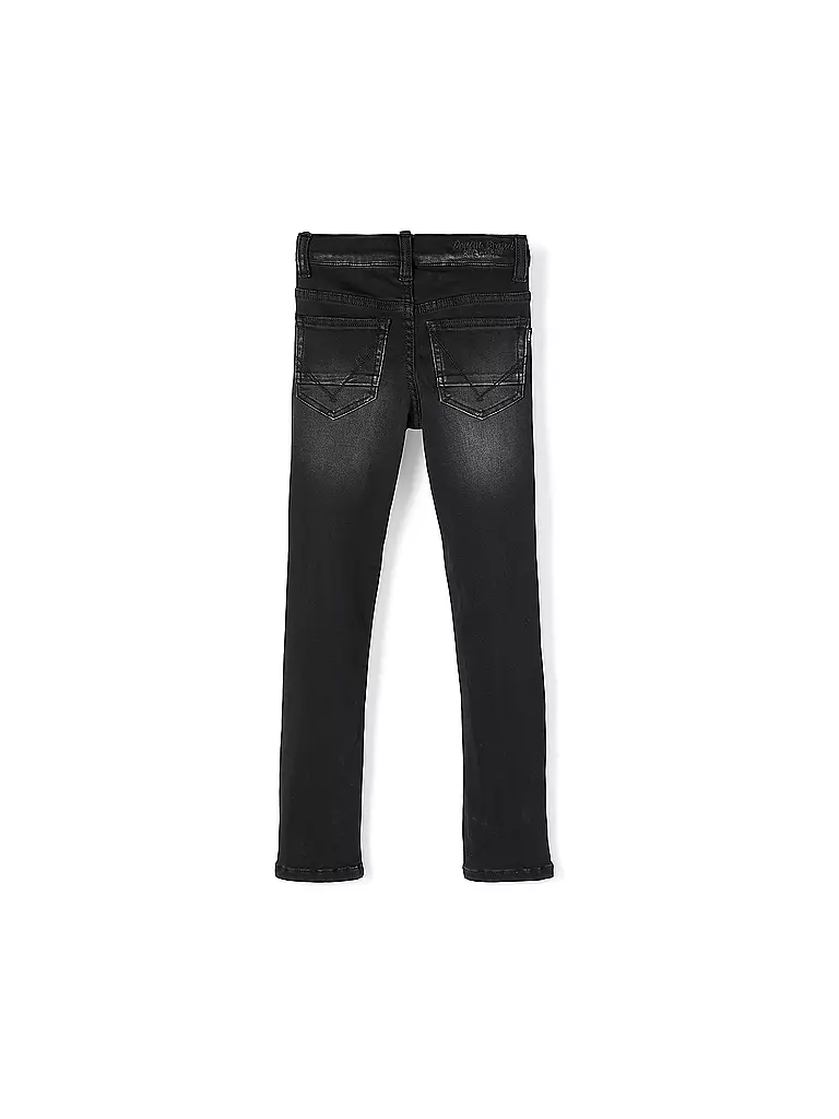 NAME IT Jungen Jeans Slim Fit NKMTHEO  schwarz