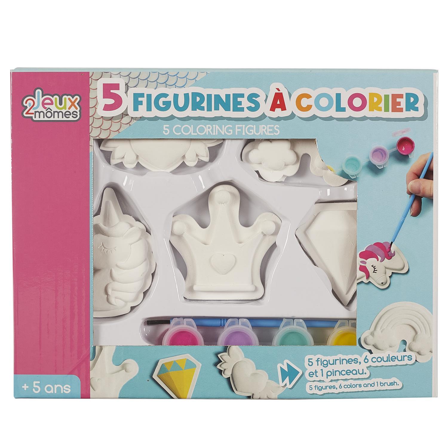 FIGURINE A PEINDRE X5 PIECES