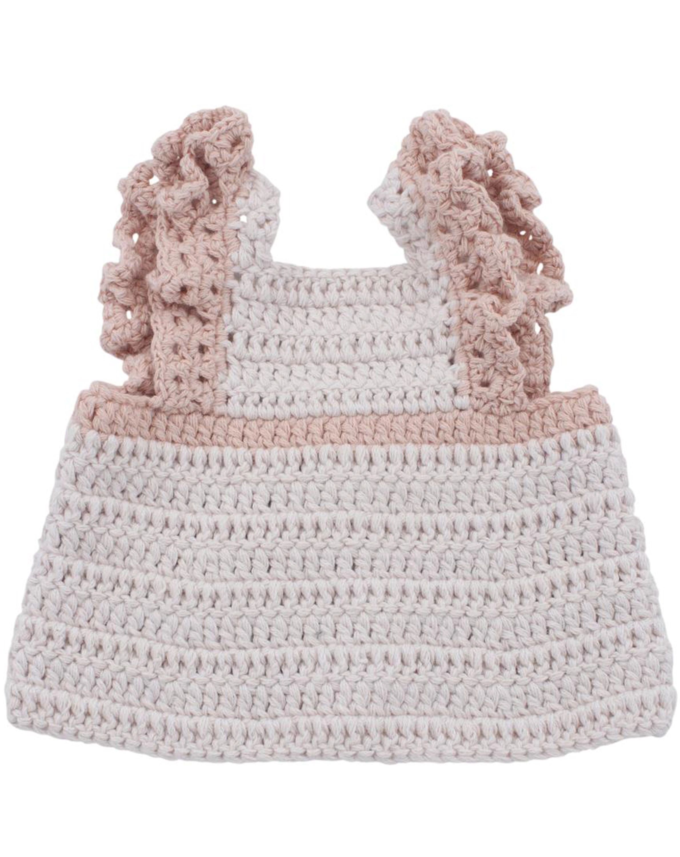 Puppenschürze SÜß in cotton candy pink