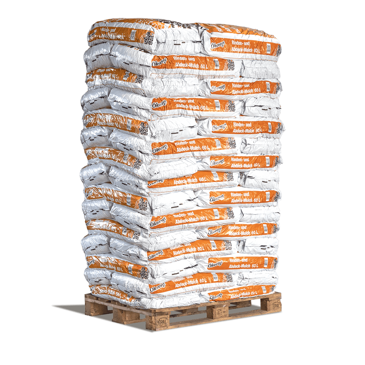 Ökovogt Bark and Cover Mulch Mix 60l x 45 Bags 2700l Pallet