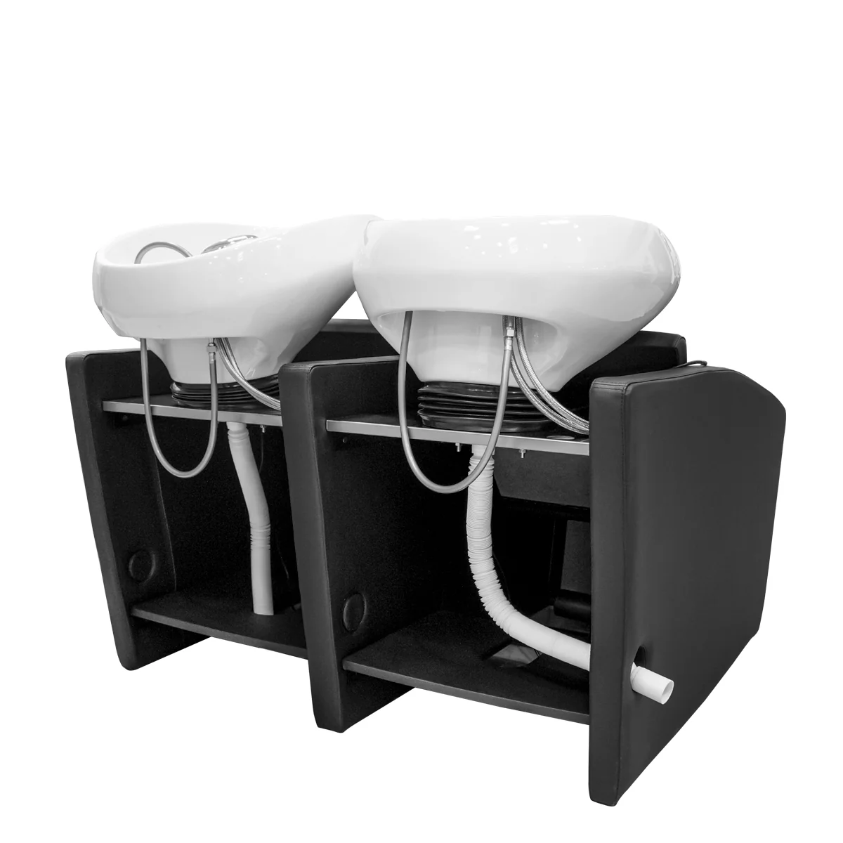 Bac Adrien 3 places Lève-jambes électrique cuvette blanche