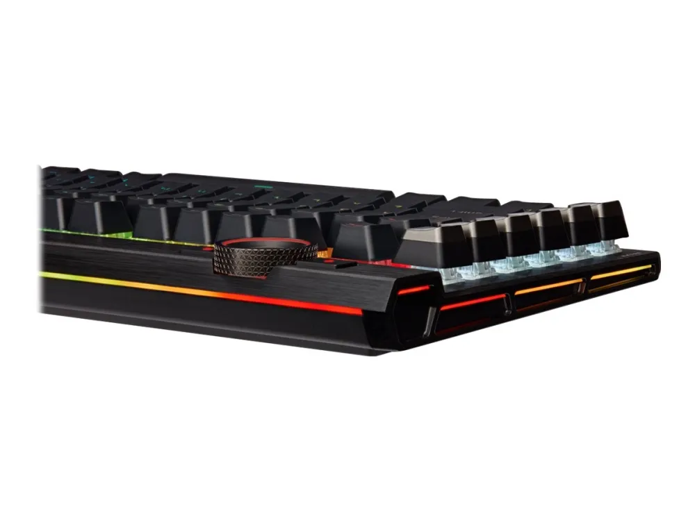 CORSAIR | K100 RGB - tastatur - bagbelyst - USB - Nordisk - tastaturkontakt: CORSAIR OPX RGB