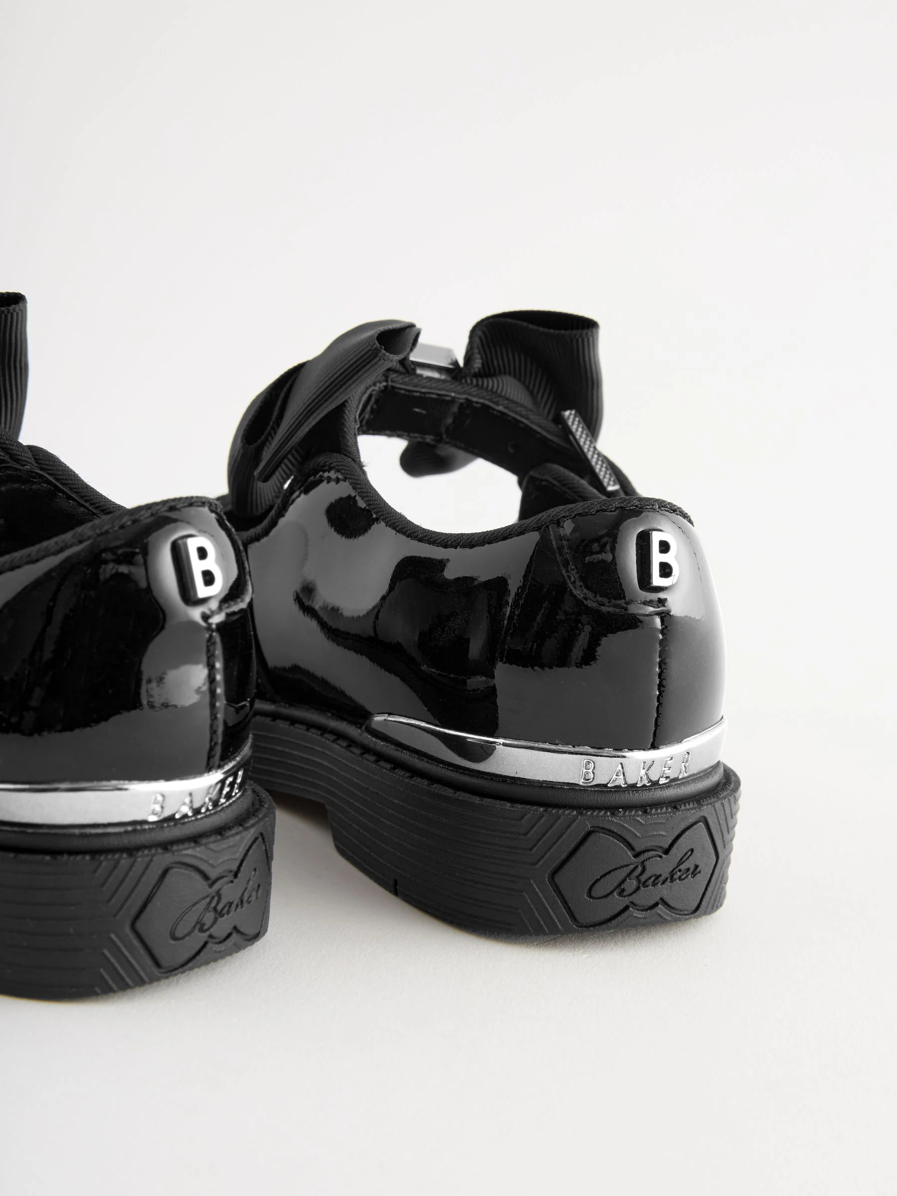 Zwart - Baker by Ted Baker Mary Jane-schoenen met strik voor meisjes