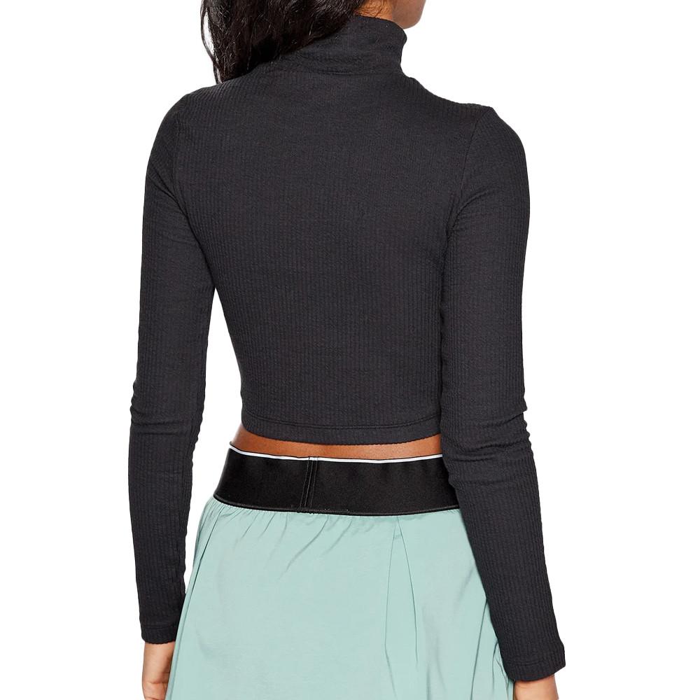 Adidas Top Noir Femme Adidas Cropped Rib