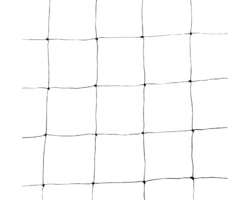 Pluimveebeschermingsnet Kerbl 10 x 5 m zwart