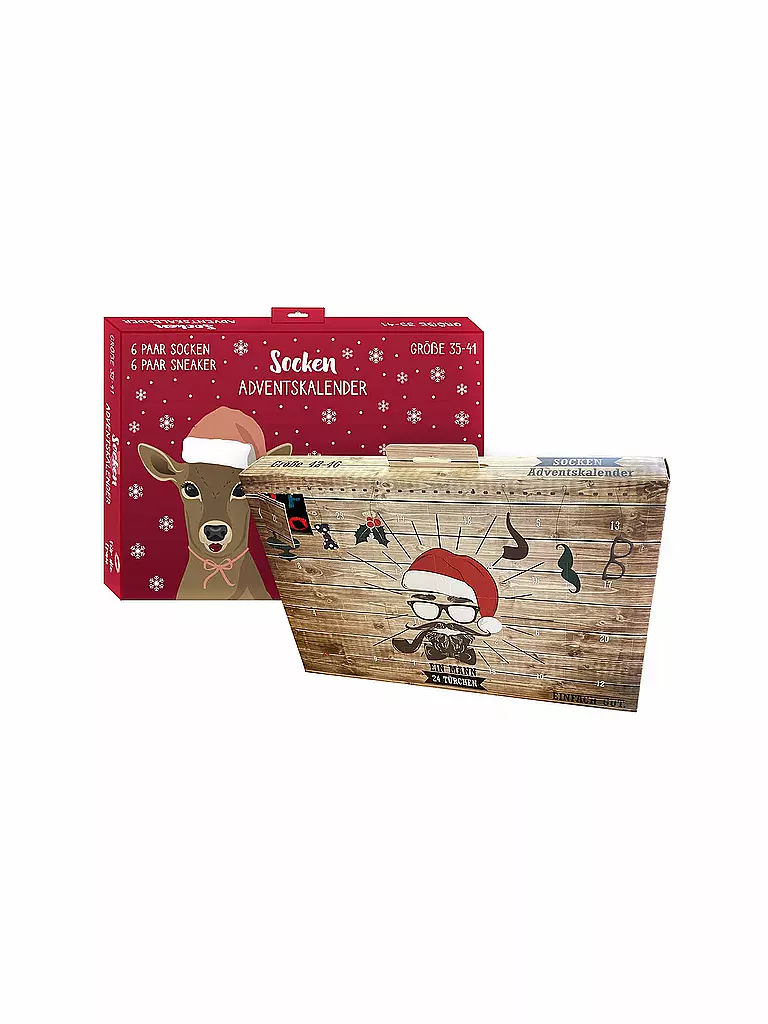 SOCKSWEAR Damen Socken Adventskalender bunt bunt