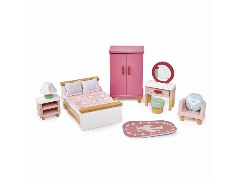tender leaf toys Puppenhausmöbel Schlafzimmer 15-teiliges Schlafzimmer-Set