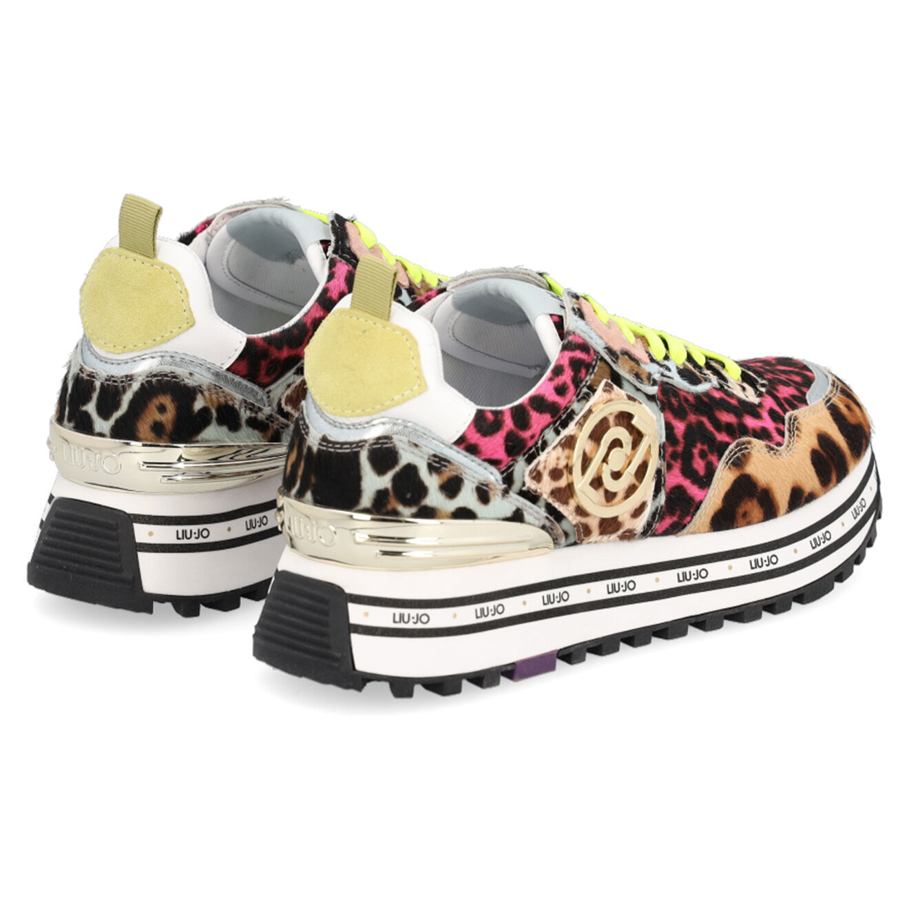Liu-Jo Sneakers en Cuir Hesma léopard/multicolore