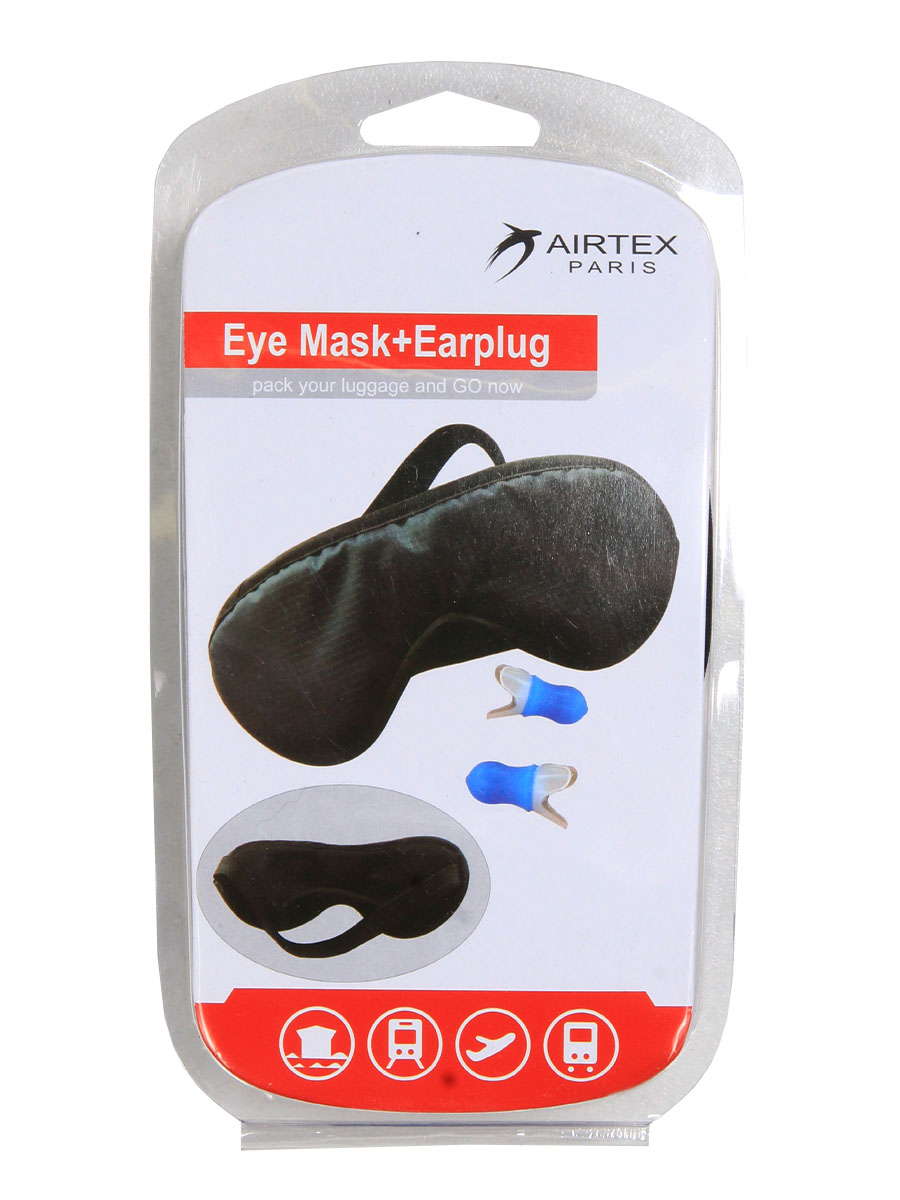 Masque de voyage avec bouchons d'oreilles Airtex