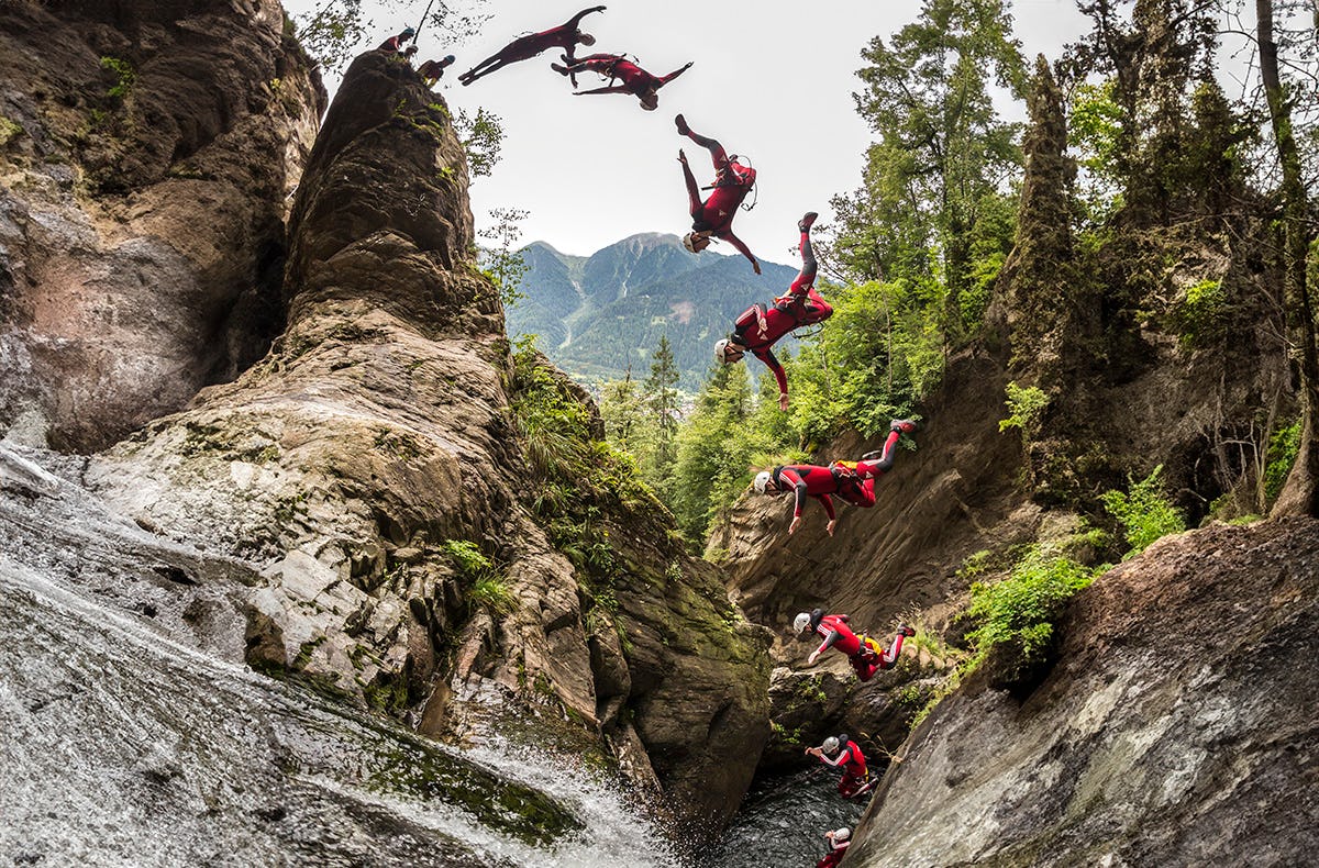Canyoning für Fortgeschrittene im Ötztal