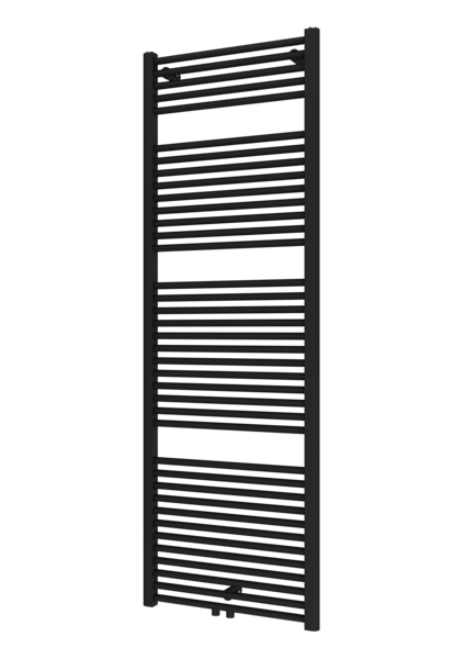 Plieger Palermo NXT designradiator midden-onder 60x177.5cm 1019W zwart grafiet