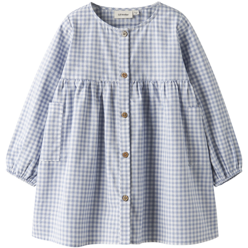 Køb Lil'Atelier Zen Blue Nmftallula Ls Loose Kjole Lil