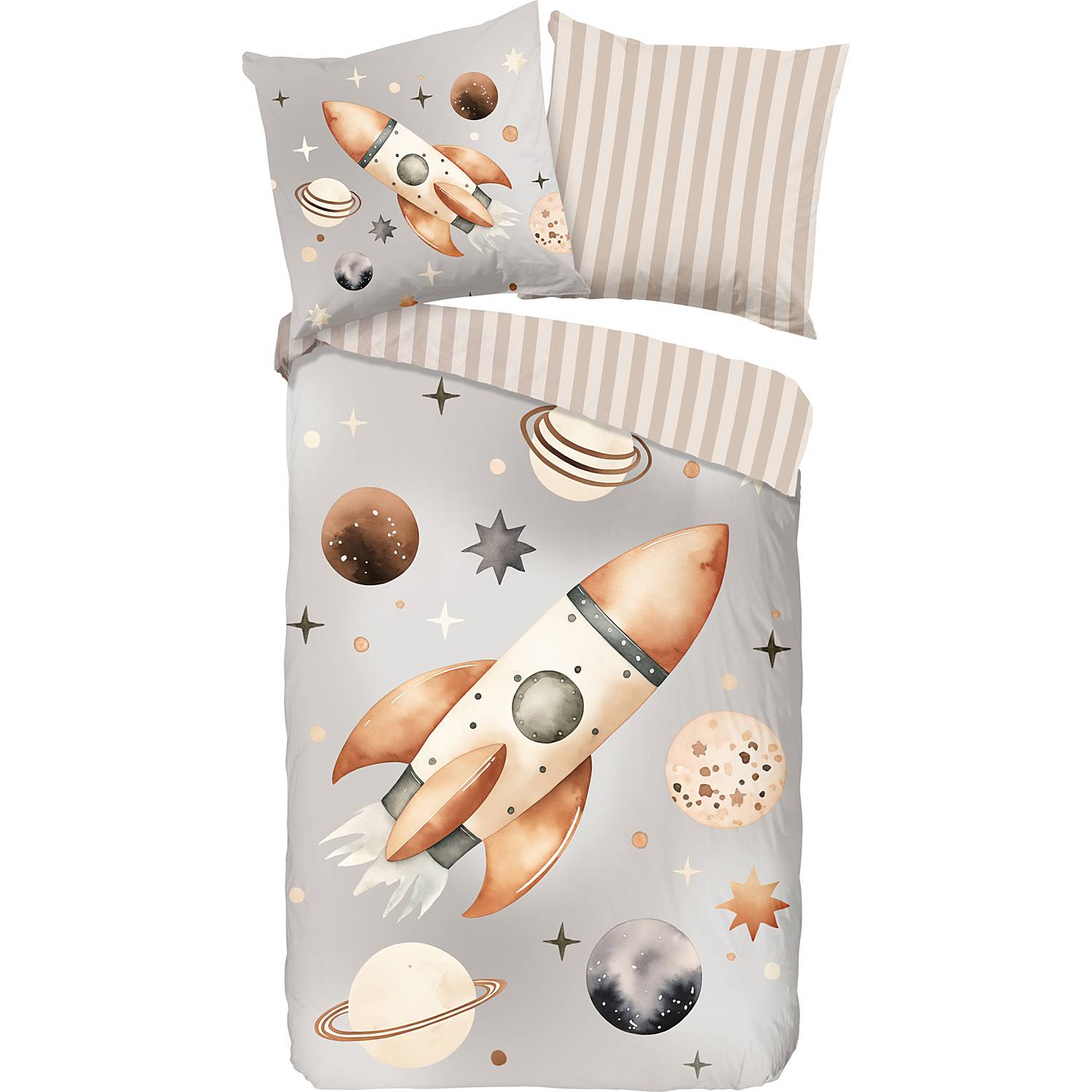 Good Morning Renforcé Kinder-Wendebettwäsche 