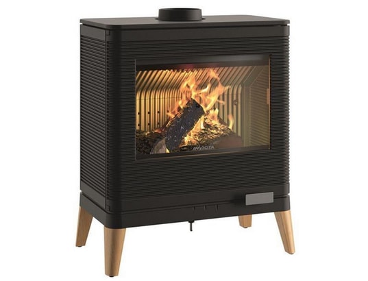 INVICTA - Poêle à bois fonte 9kw noir - p610449