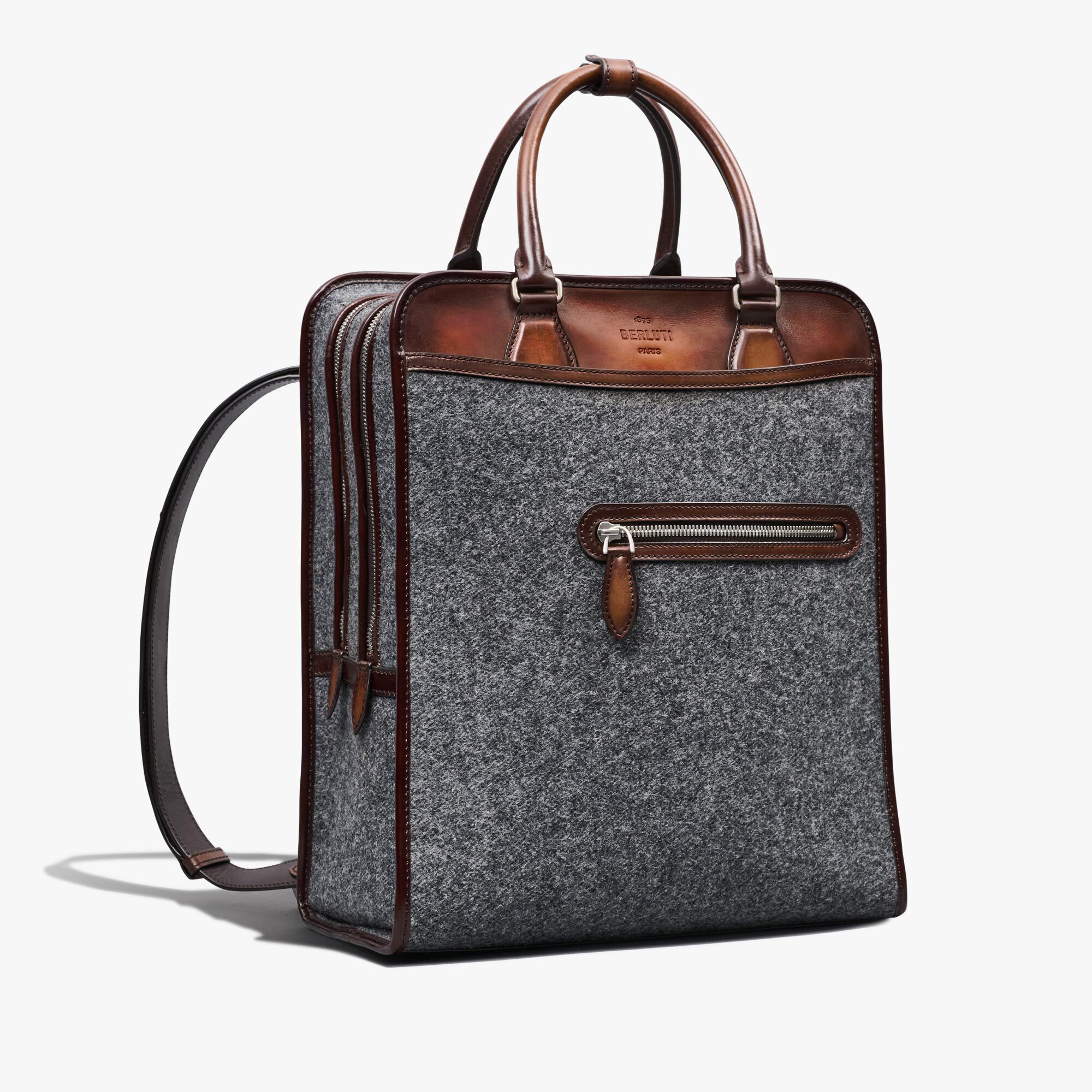 Sac A Dos Premier Jour En Laine Et Cuir