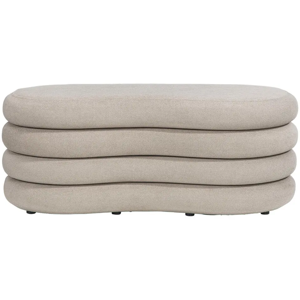 Poef Fitero - beige - 41x106x43 cm