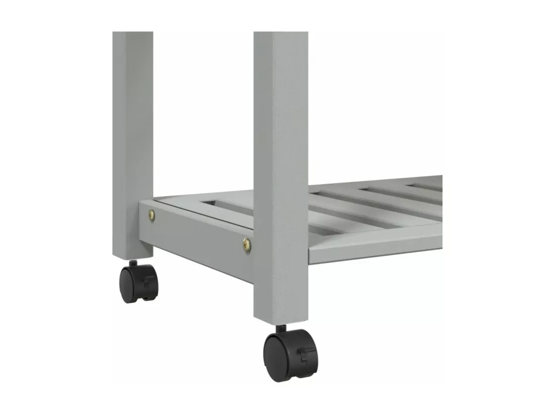 Chariot de cuisine MONZA 60x40x90 cm bois massif de pin