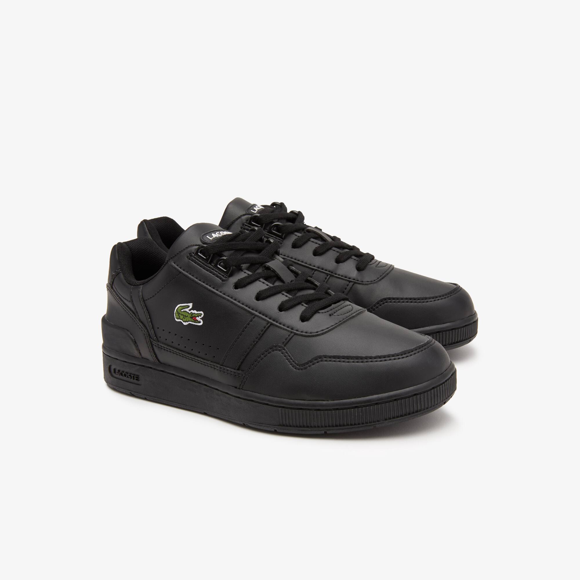 Sneakers T-Clip junior Lacoste en synthétique avec détail coloré Sneakers - Noir - Lacoste - Enfant