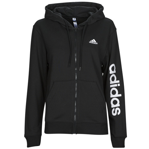 Adidas Sportswear - LIN FT FZ HD - Noir