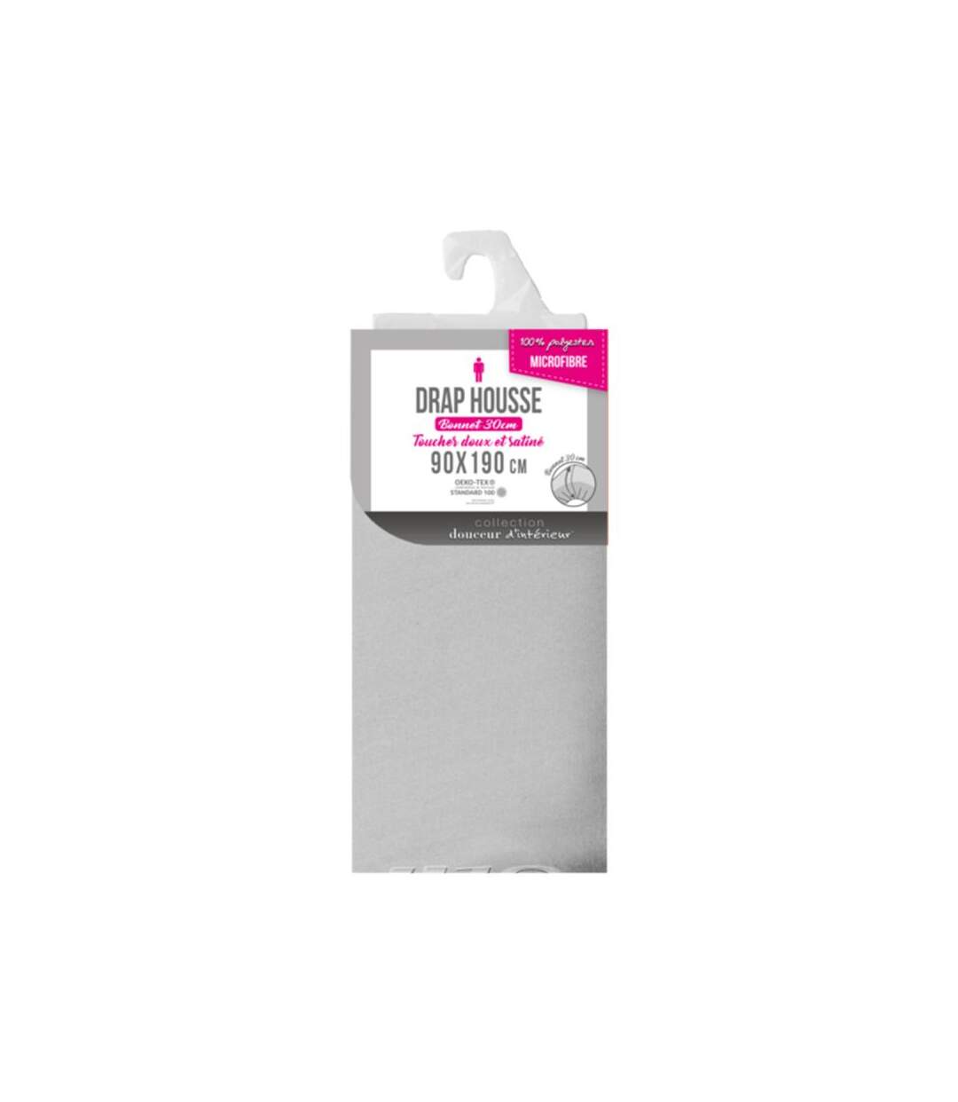 Drap Housse Oscar 90x190cm Gris Clair