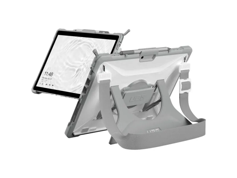 UAG Rugged Surface Pro 9 Case Plasma Healthcare Series - White/Grey - Bagsidecover til tablet - hvid/grå - for Microsoft Surface Pro 10, Pro 11, Pro 9, Pro Copilot  PC, Pro Copilot  PC for Business