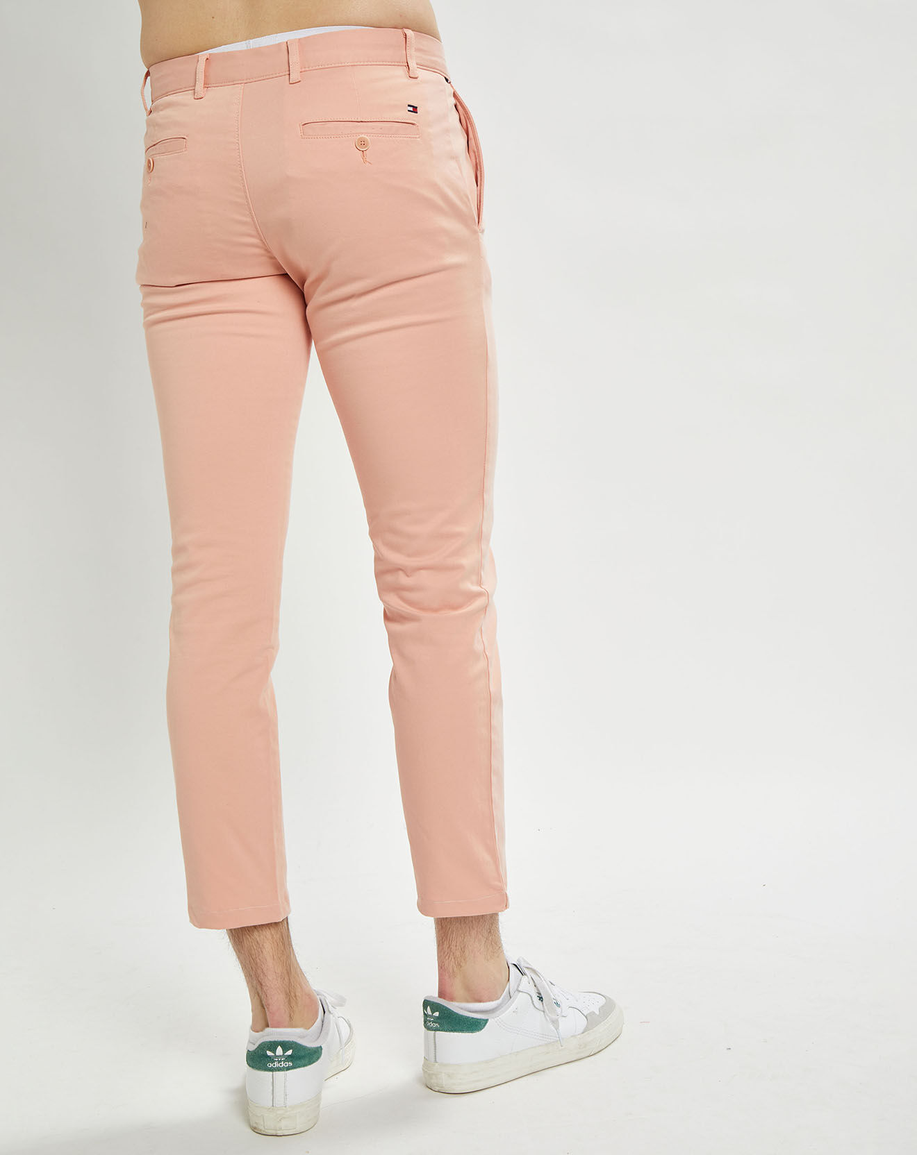 Tommy Hilfiger Pantalon chino ajusté Bleecker Flex Satin bois de  rose