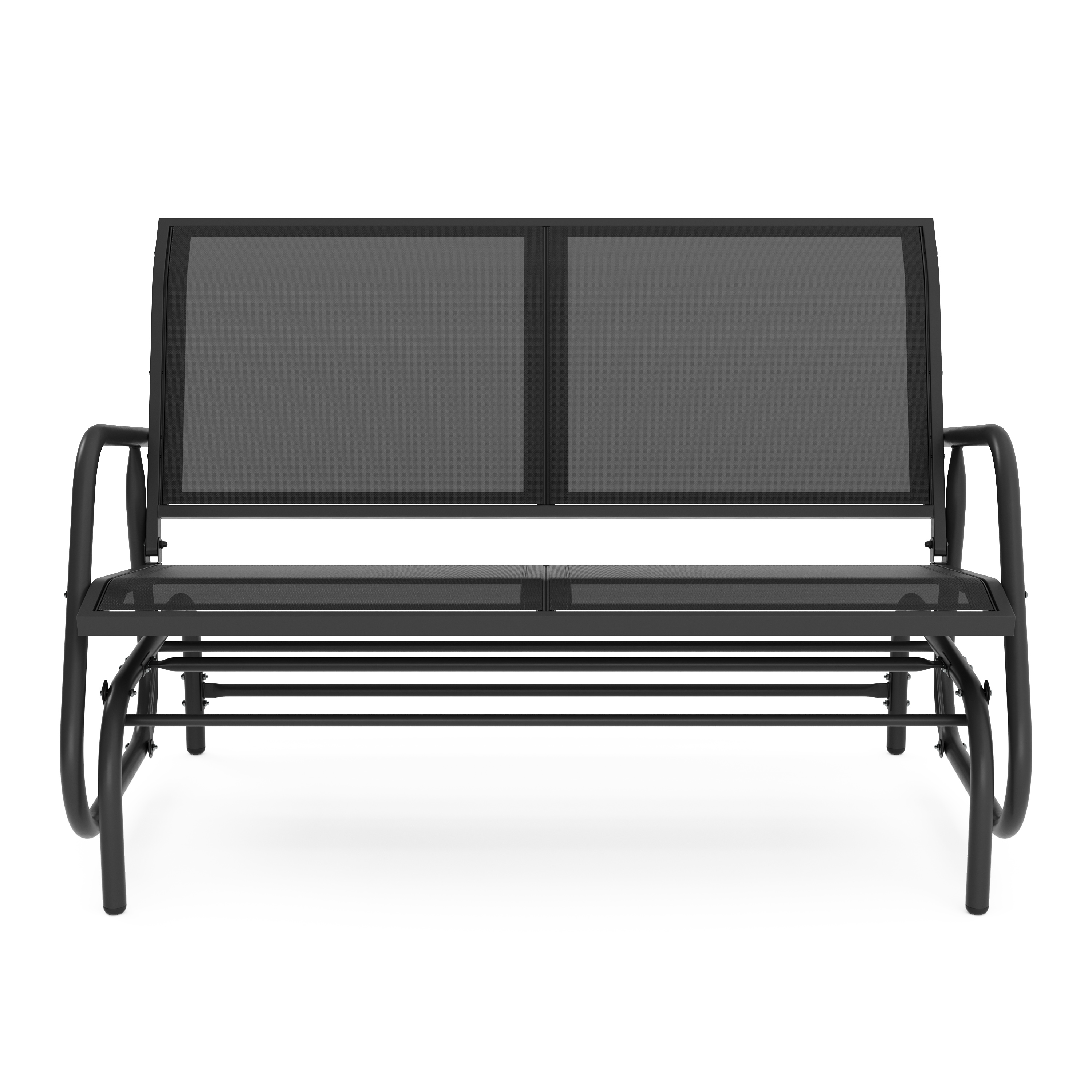 Gartenbank Schaukelbank PROMETEUS 120 cm schwarz