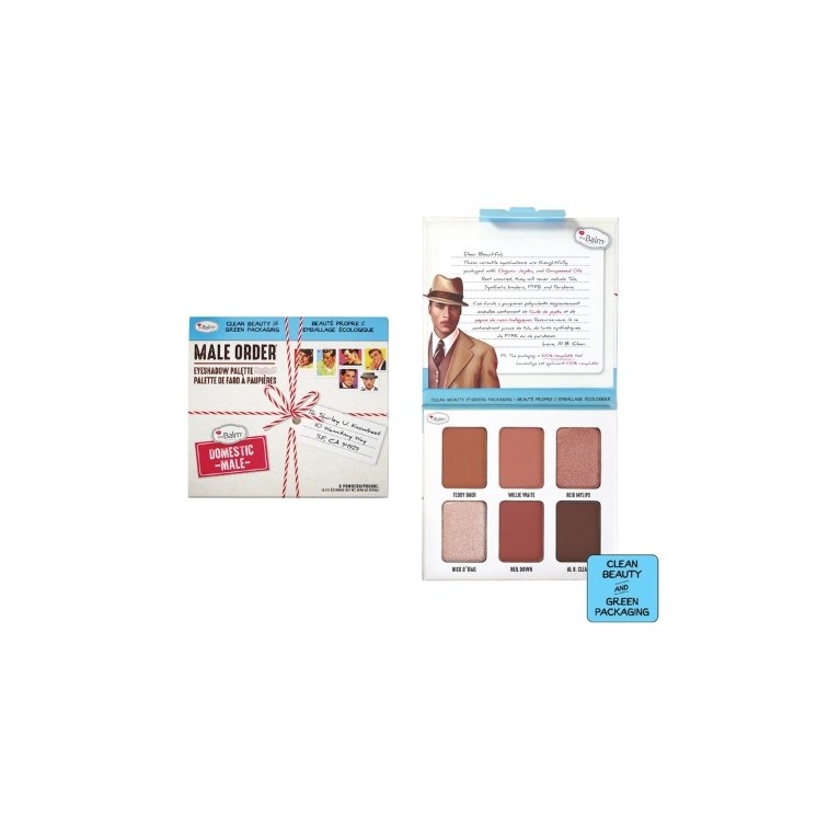 theBalm Male Order Palette mit 6 Lidschatten für inländische Männer, 13,2 g