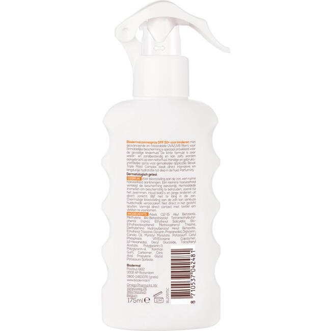 Biodermal Kids Zonnespray SPF 50+ 175 ML