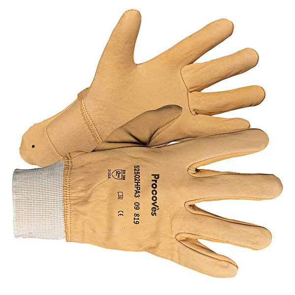 Gants de manutention en cuir taille 10, la paire