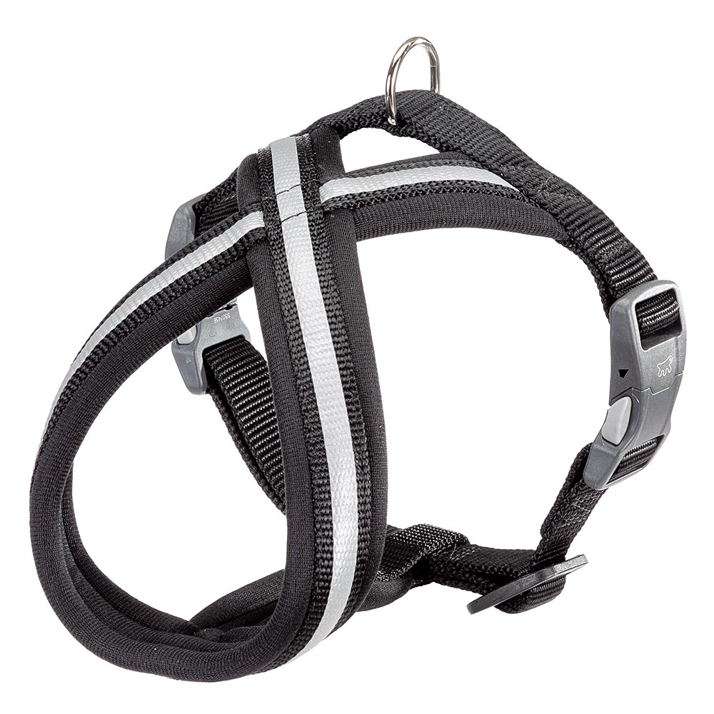 Harnais pour chiens petite taille daytona cross s, réfléchissant, avec boucle magnétique